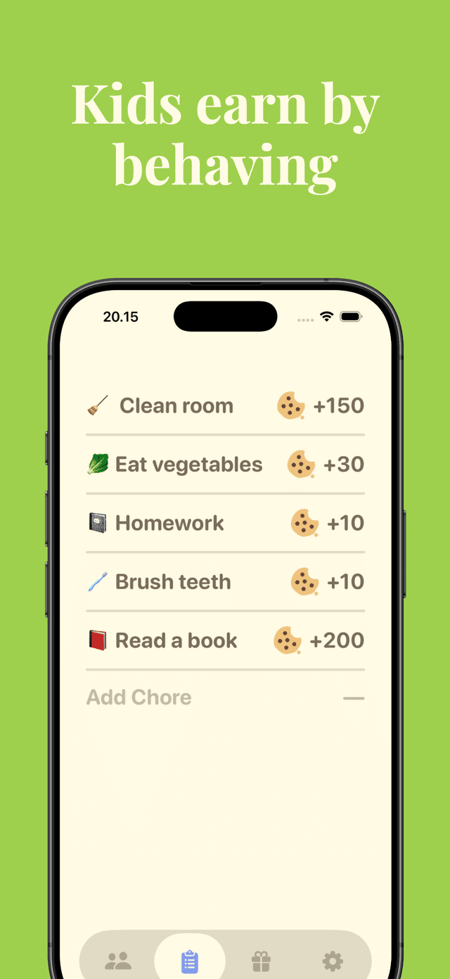 Kids earn cookies for helping out