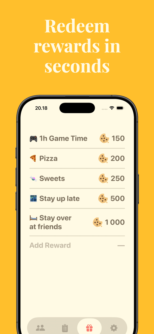 Redeem rewards they actually want